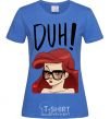 Women's T-shirt Аriel disney princess royal-blue фото