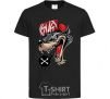 Kids T-shirt Swag wolf black фото