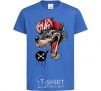 Kids T-shirt Swag wolf royal-blue фото