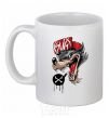 Ceramic mug Swag wolf White фото