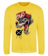 Sweatshirt Swag wolf yellow фото