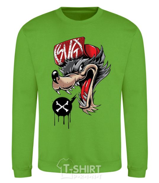 Sweatshirt Swag wolf orchid-green фото