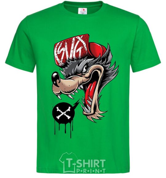 Men's T-Shirt Swag wolf kelly-green фото