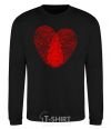 Sweatshirt Heart imprint black фото