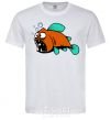 Men's T-Shirt The fish are in shock White фото