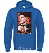 Men`s hoodie Jon Bernthal royal фото