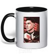 Mug with a colored handle Jon Bernthal black фото