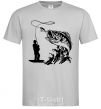 Men's T-Shirt Big fish grey фото