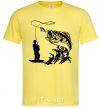 Men's T-Shirt Big fish cornsilk фото