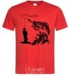 Men's T-Shirt Big fish red фото