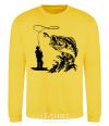 Sweatshirt Big fish yellow фото