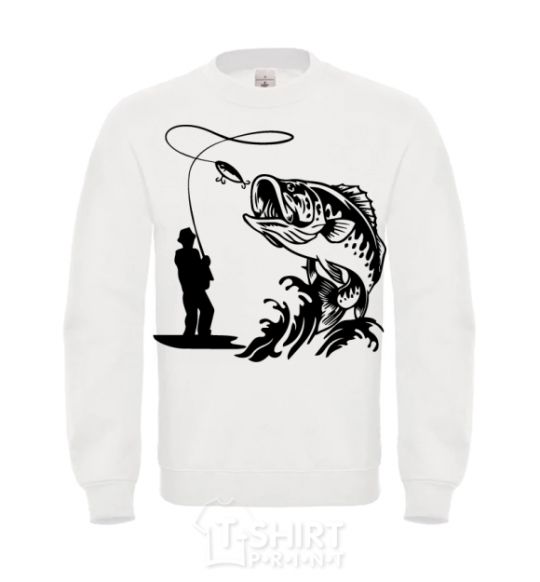 Sweatshirt Big fish White фото