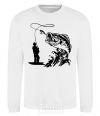 Sweatshirt Big fish White фото