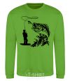 Sweatshirt Big fish orchid-green фото