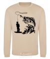 Sweatshirt Big fish sand фото