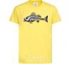 Kids T-shirt Fish skeleton V.1 cornsilk фото