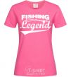 Женская футболка Fishing legend Ярко-розовый фото