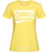 Women's T-shirt Fishing legend cornsilk фото