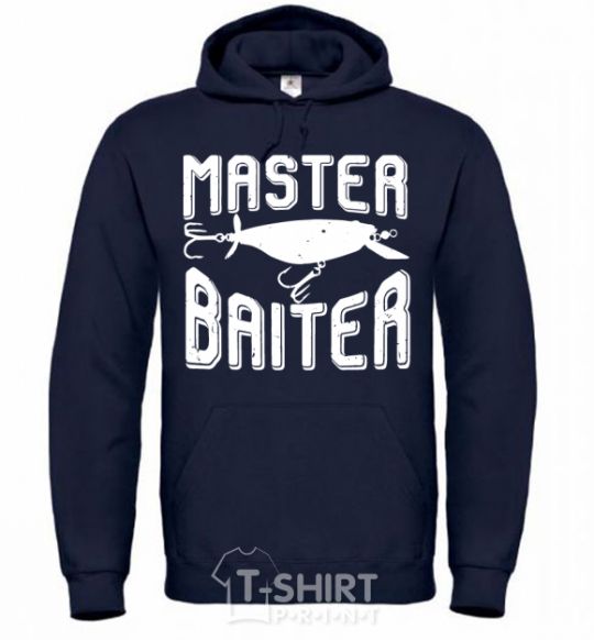 Men`s hoodie Master baiter navy-blue фото
