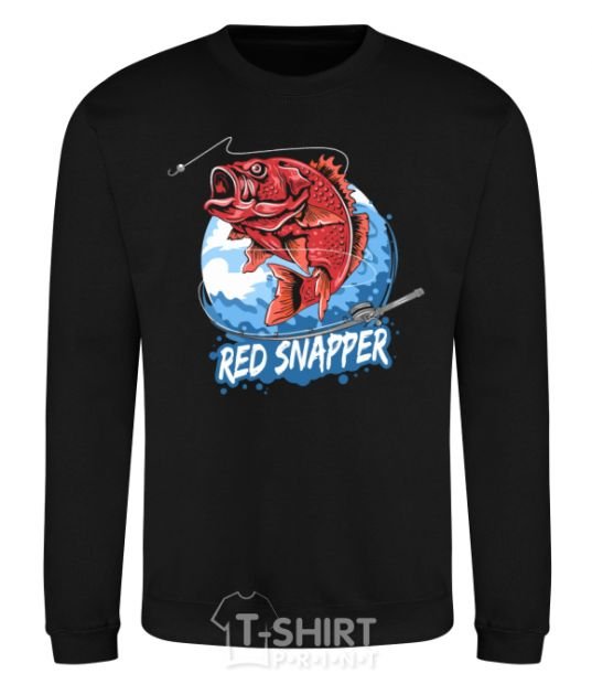Sweatshirt Red snapper black фото