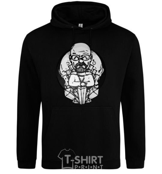 Men`s hoodie A sketch of Walter White black фото