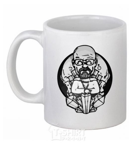 Ceramic mug A sketch of Walter White White фото