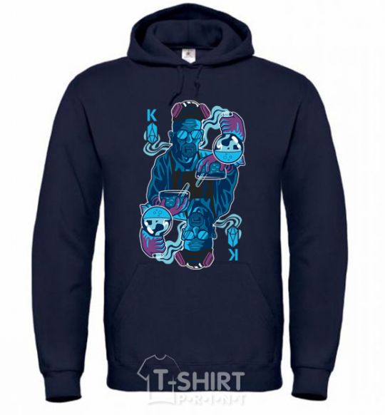 Men`s hoodie Mr. Heisenberg navy-blue фото
