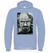 Men`s hoodie Heisenberg sky-blue фото