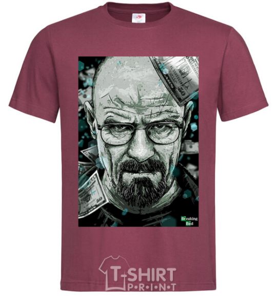 Men's T-Shirt Heisenberg burgundy фото