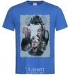 Men's T-Shirt BR BA art royal-blue фото