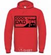 Men`s hoodie Cool DAD bright-red фото