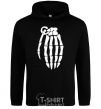 Men`s hoodie Pomegranate hand black фото