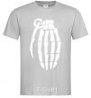 Men's T-Shirt Pomegranate hand grey фото