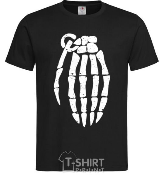 Men's T-Shirt Pomegranate hand black фото