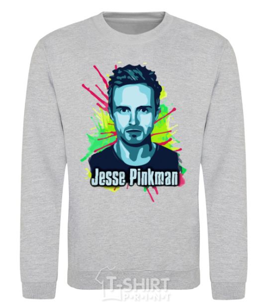 Свитшот Jessie Pinkman Серый меланж фото