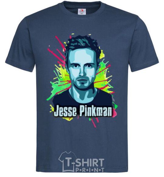 Men's T-Shirt Jessie Pinkman navy-blue фото