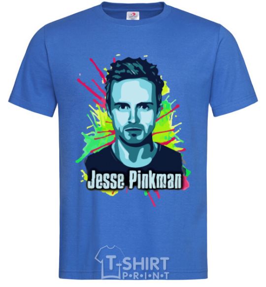 Мужская футболка Jessie Pinkman Ярко-синий фото