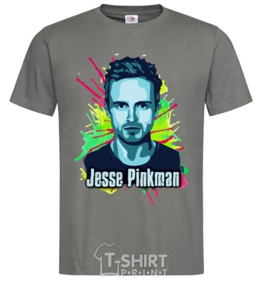 Men's T-Shirt Jessie Pinkman dark-grey фото