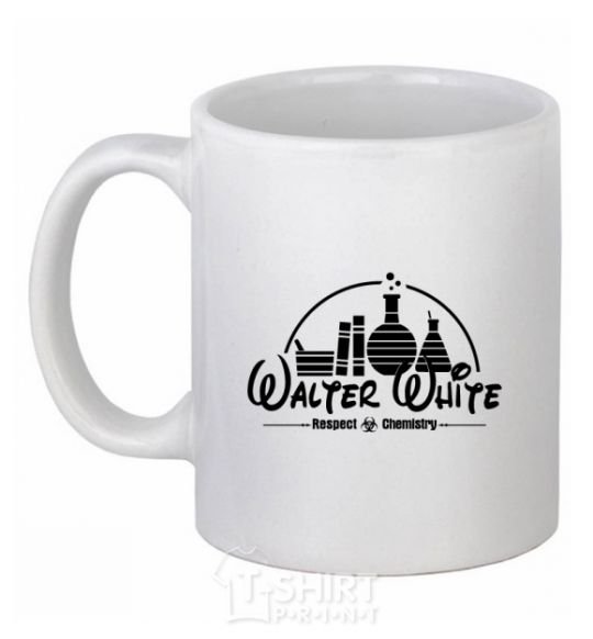 Ceramic mug Walter White respect Chemistry White фото