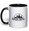 Mug with a colored handle Walter White respect Chemistry black фото