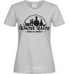 Women's T-shirt Walter White respect Chemistry grey фото