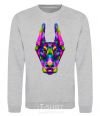 Sweatshirt Colored doberman sport-grey фото