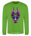 Sweatshirt Colored doberman orchid-green фото