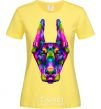 Women's T-shirt Colored doberman cornsilk фото