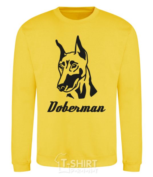 Sweatshirt DOBERMAN yellow фото