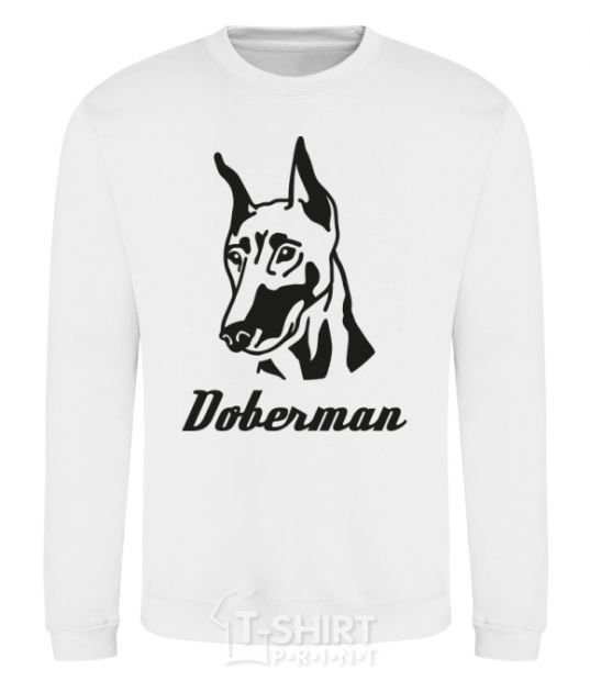 Свитшот DOBERMAN Белый фото