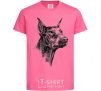 Kids T-shirt A Doberman's muzzle heliconia фото