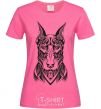 Women's T-shirt Blackrcolor doberman heliconia фото