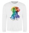 Sweatshirt Labrador colored White фото