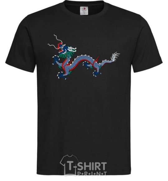 Men's T-Shirt Colored Dragon black фото